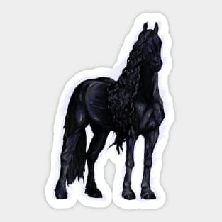 Blue horse Sticker